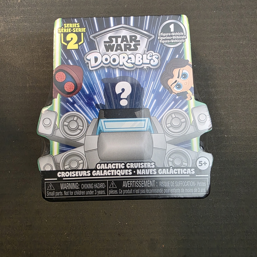 Star Wars Doorables Galactic Cruisers Playset - Black, Blue, Silver